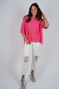 Spring Into Step Sweater (Pink)