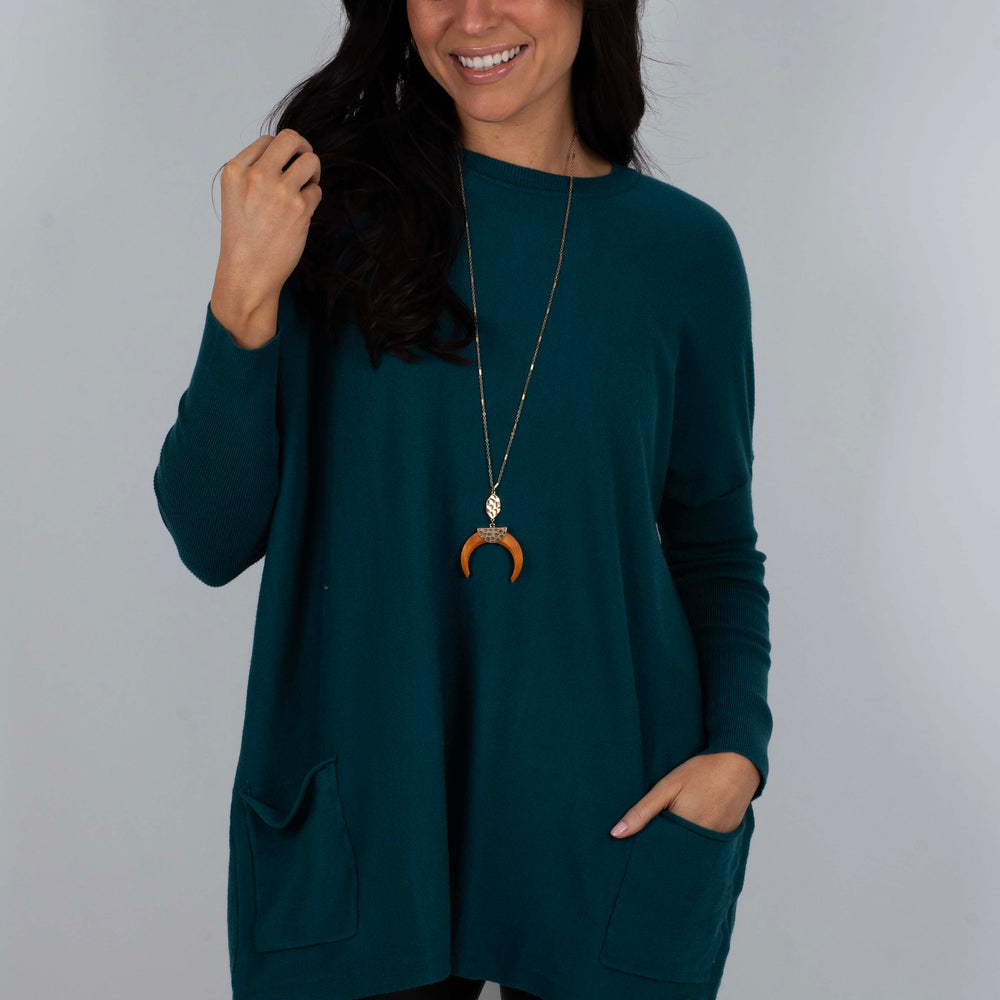 Totally Smitten Sweater (Emerald)