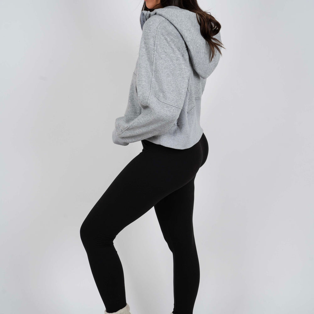 
                      
                        Oversized Half-Zip Hoodie (Grey)
                      
                    