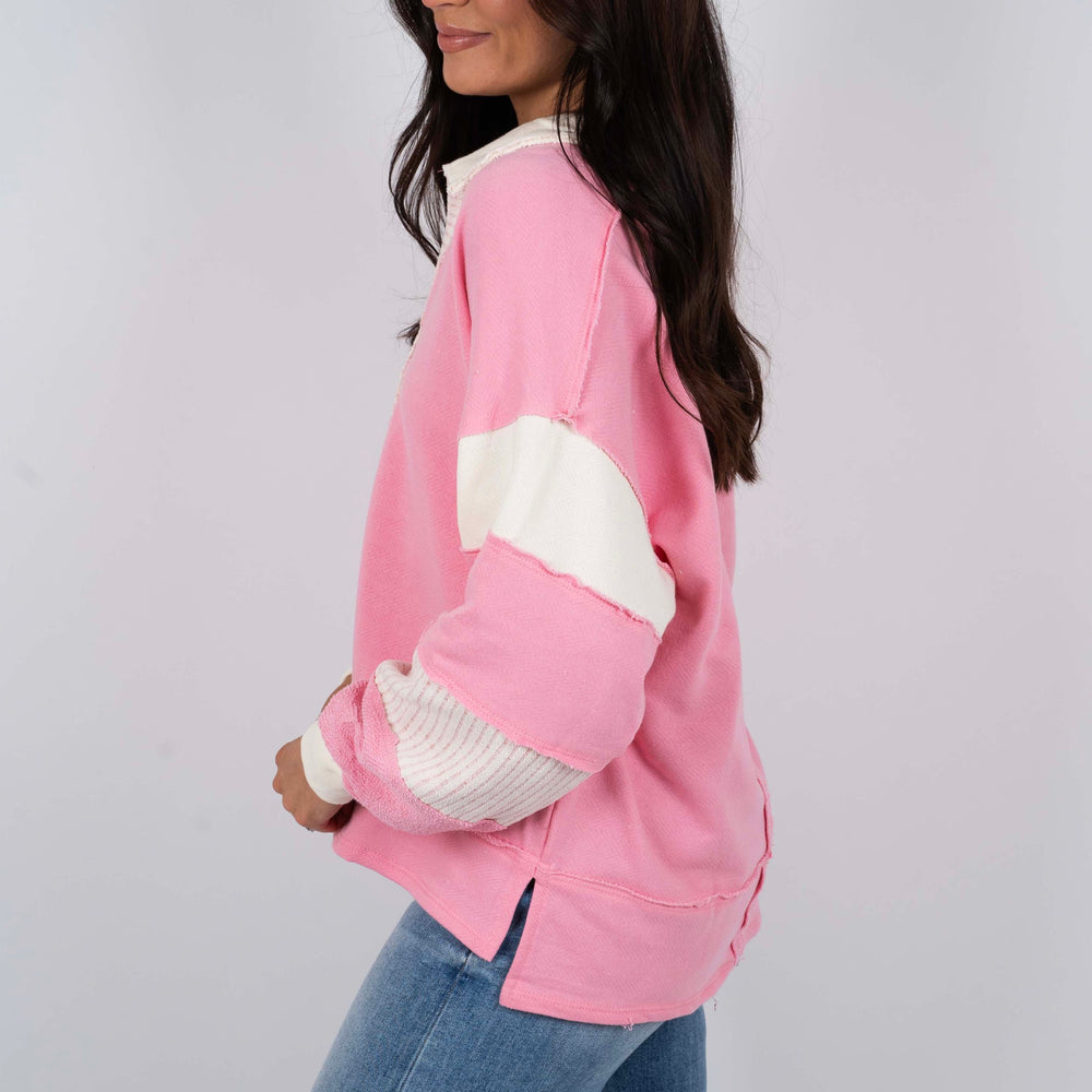 
                      
                        Running On Dreams Top (Pink/Cream)
                      
                    