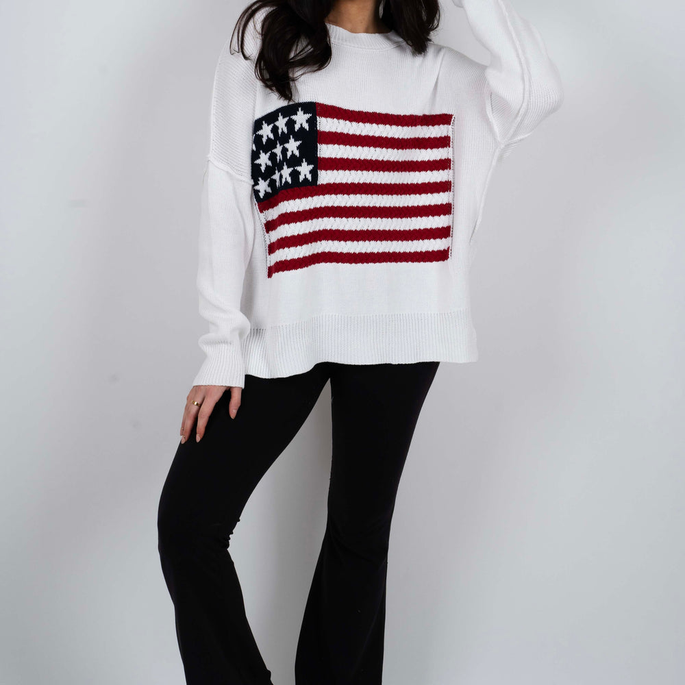 
                  
                    American Flag Sweater
                  
                