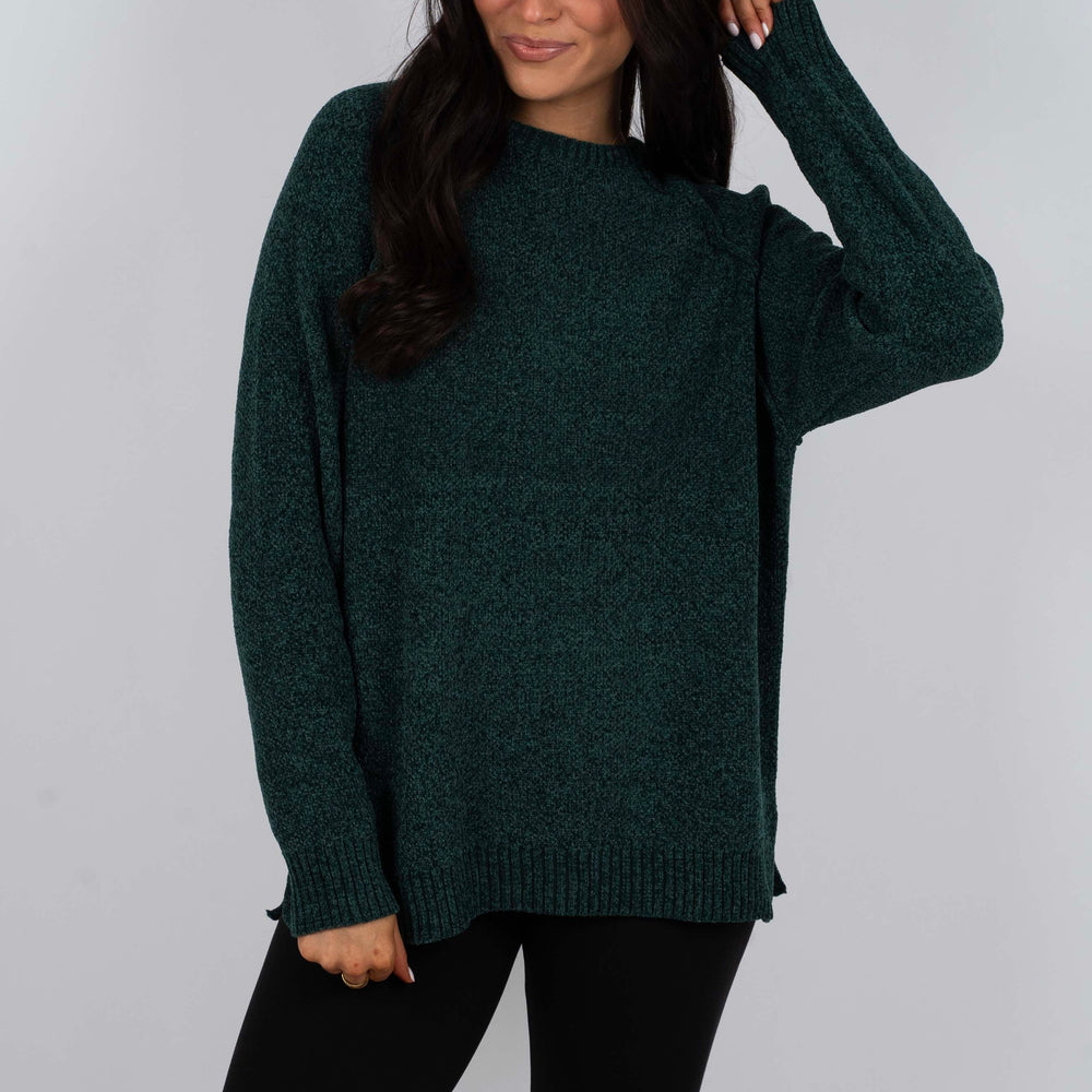 Keep It Going Sweater (Dark Green)