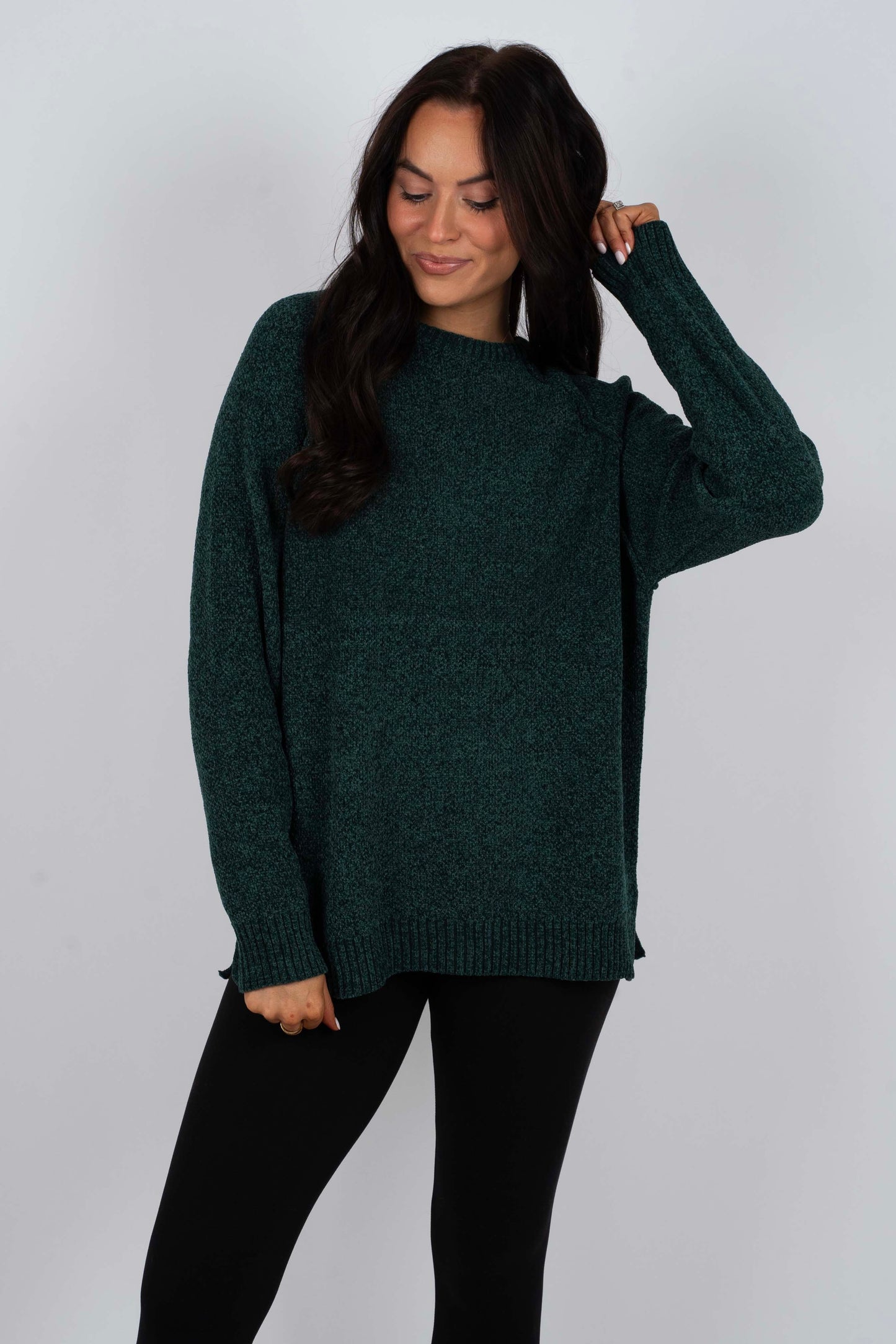 Keep It Going Sweater (Dark Green)