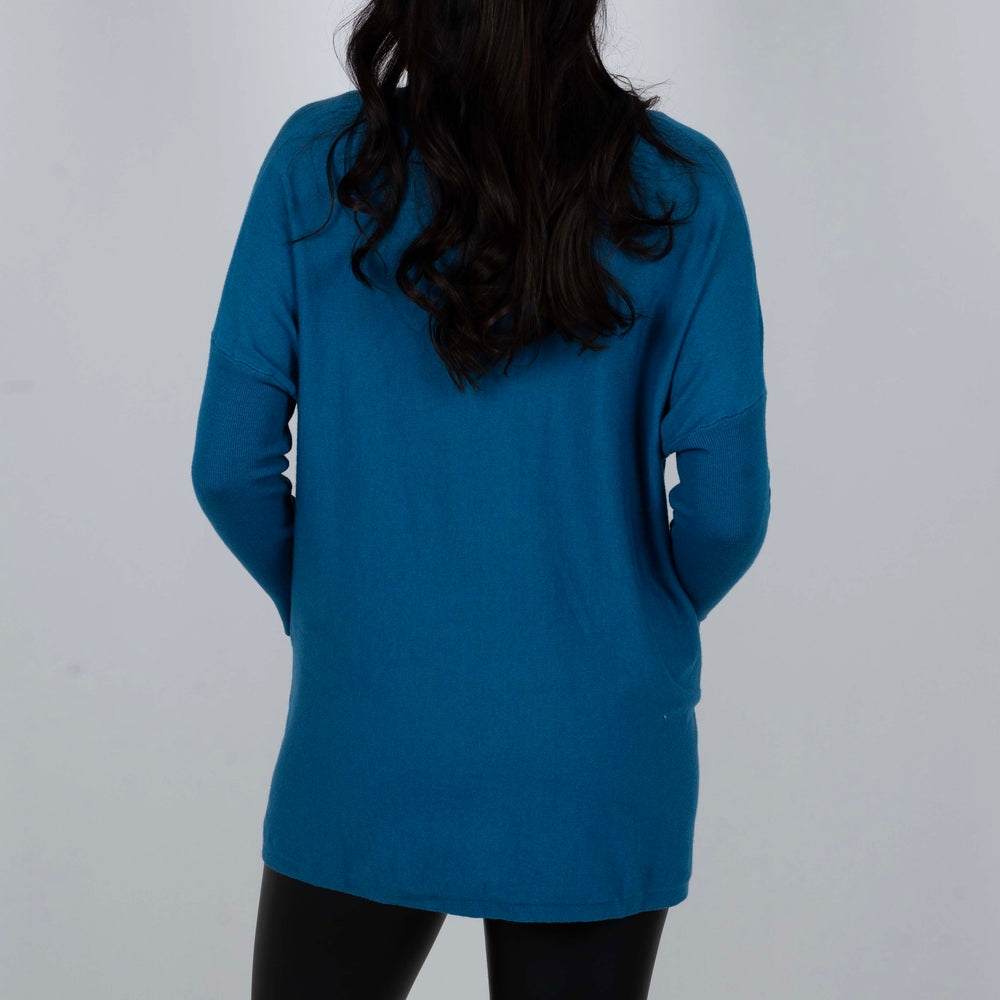 
                  
                    Totally Smitten Sweater (Denim)
                  
                