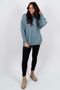 Sienna Sweater (Blue Grey)