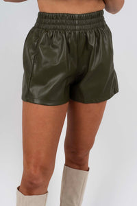 Settling Scores Shorts (Olive)
