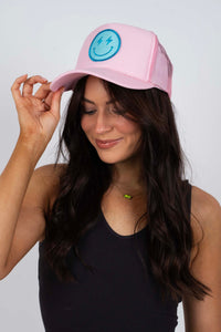 Electric Eyes Blue Hat (Pink)