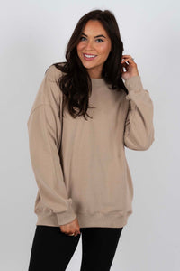 Sunrise to Sunset Pullover (Taupe)