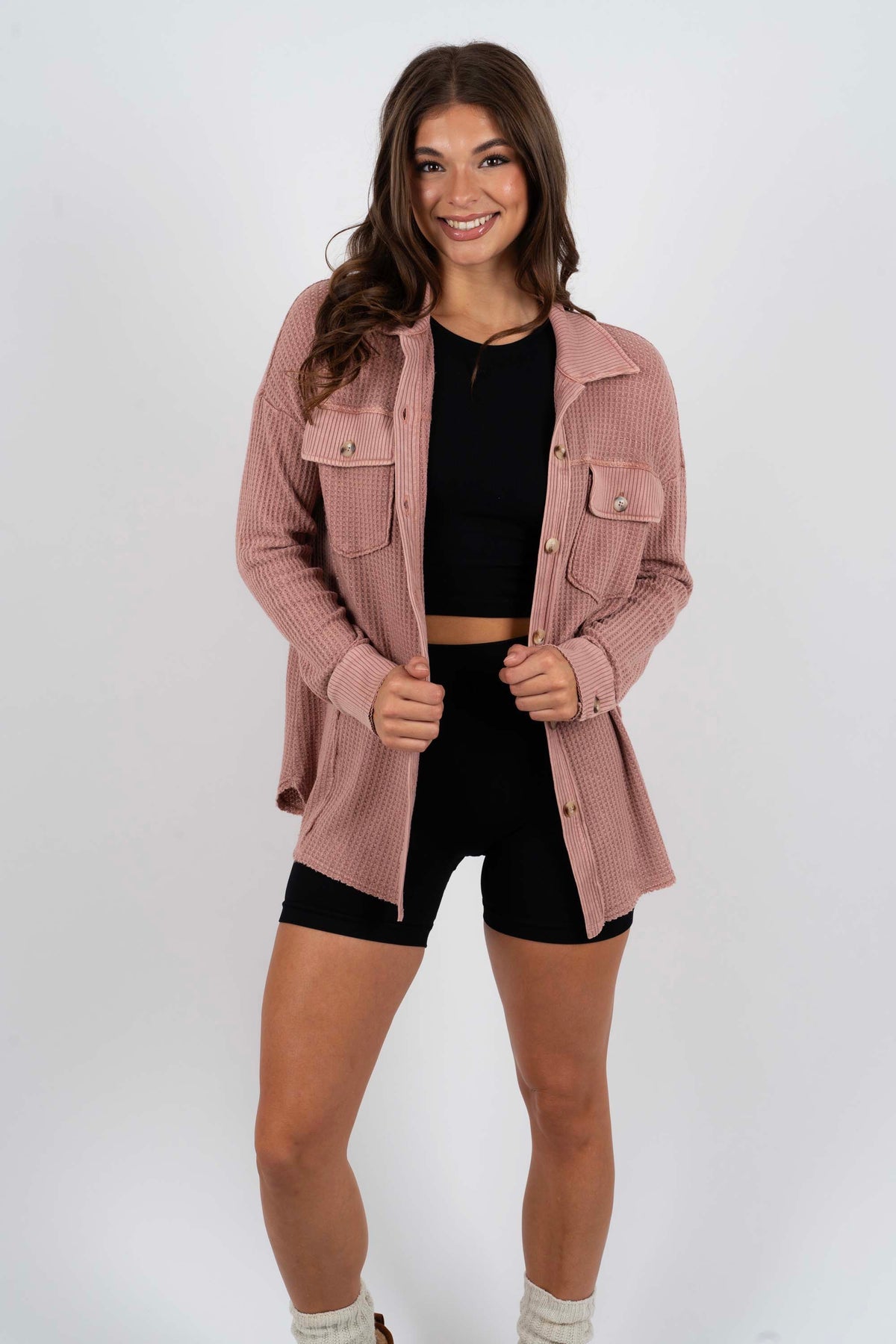 Haven't You Heard Button Down (Rose)