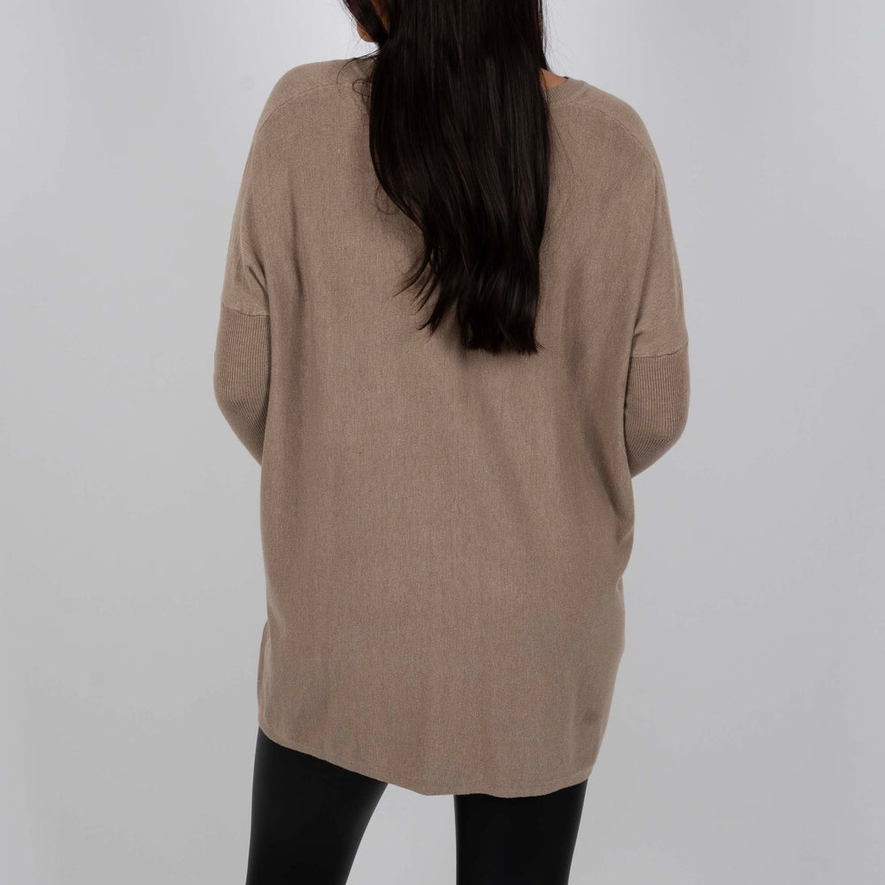 
                      
                        Totally Smitten Sweater (Mocha)
                      
                    