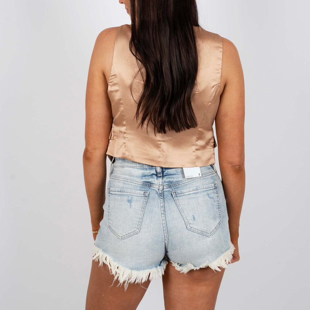 
                      
                        Lulu High Rise Cut Off Shorts (Subzero)
                      
                    