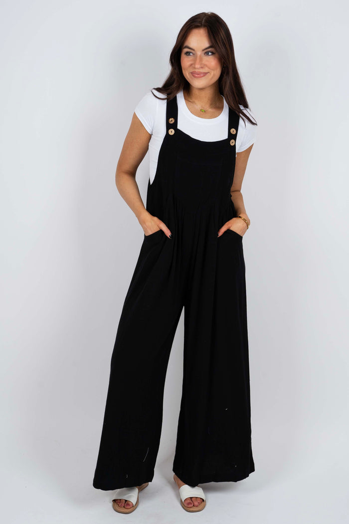 Forever Yours Jumpsuit (Black)
