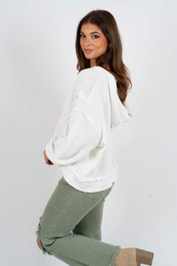 Nothing On You Sweater (White)