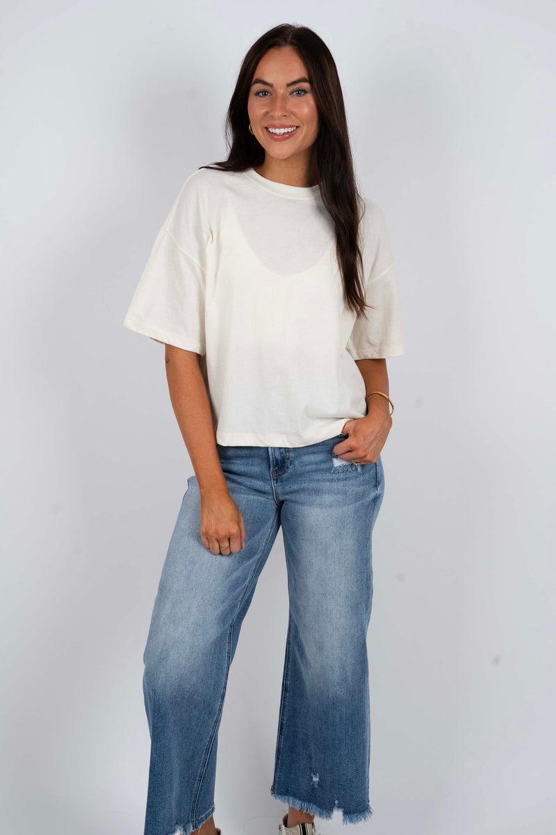 Just Love Top (Vintage White)