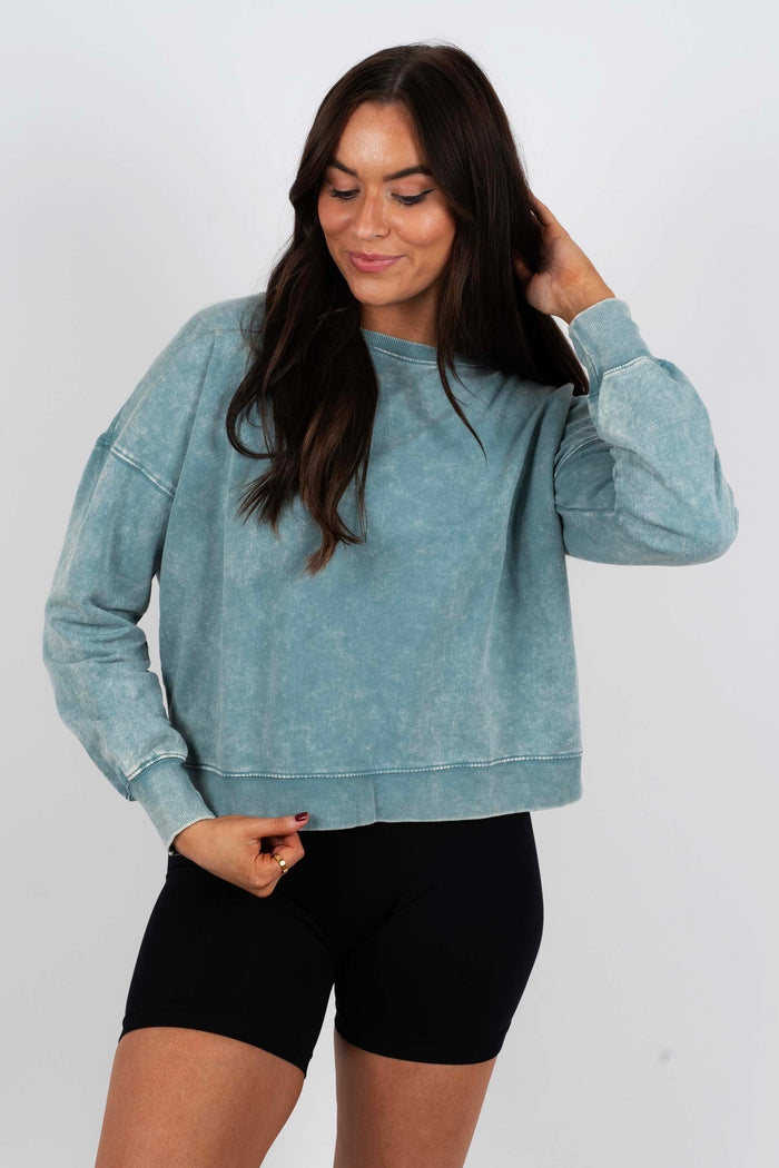 Gabby Pullover (Teal)