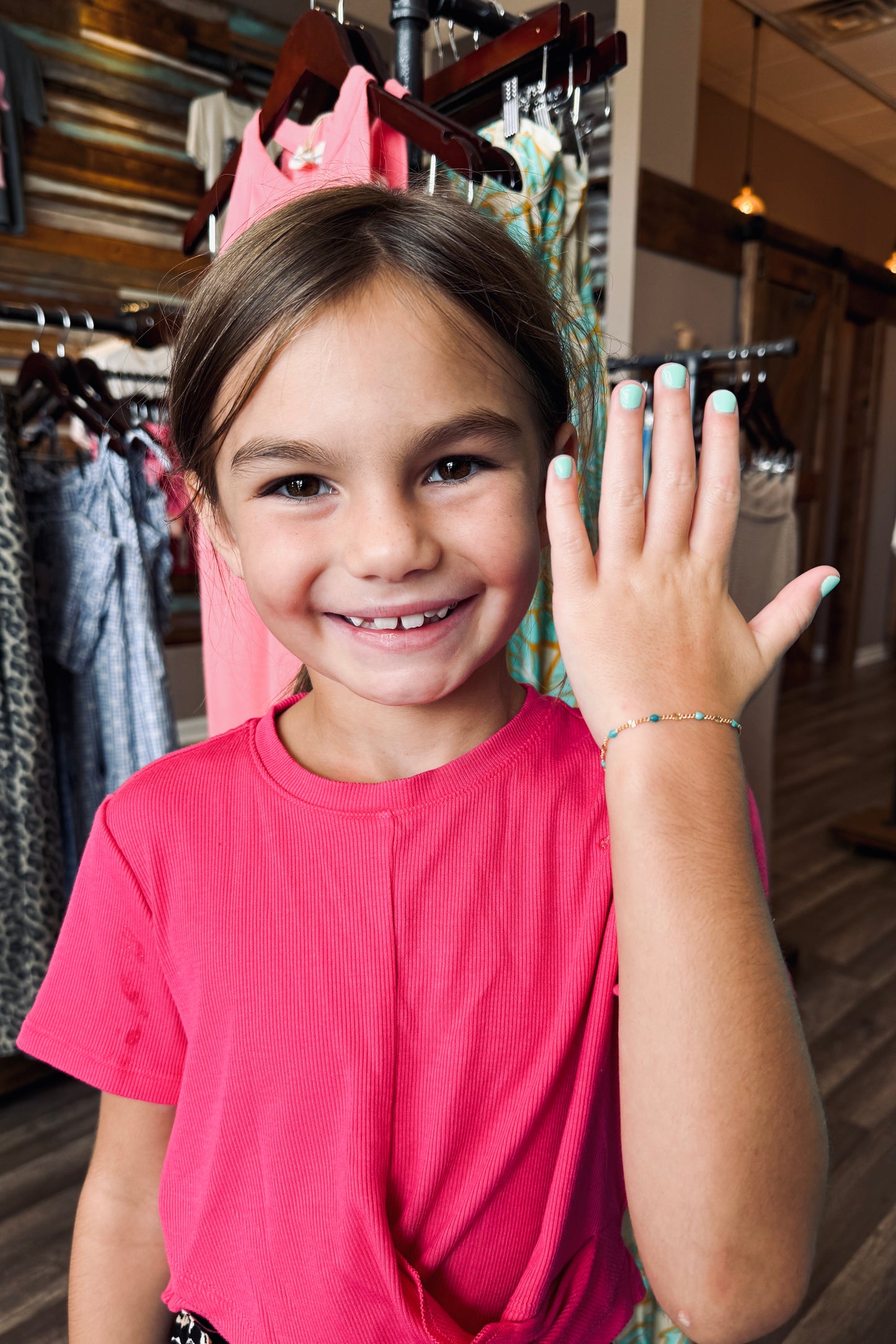 Permanent jewelry bracelet at Blush Linx in Columbus, GA