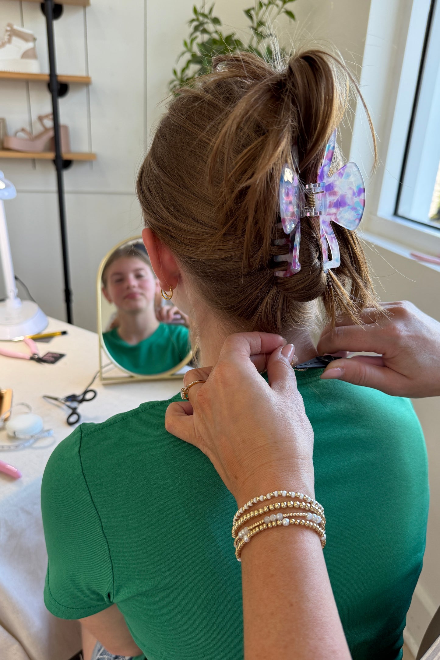 Permanent jewelry bracelet at Blush Linx in Columbus, GA