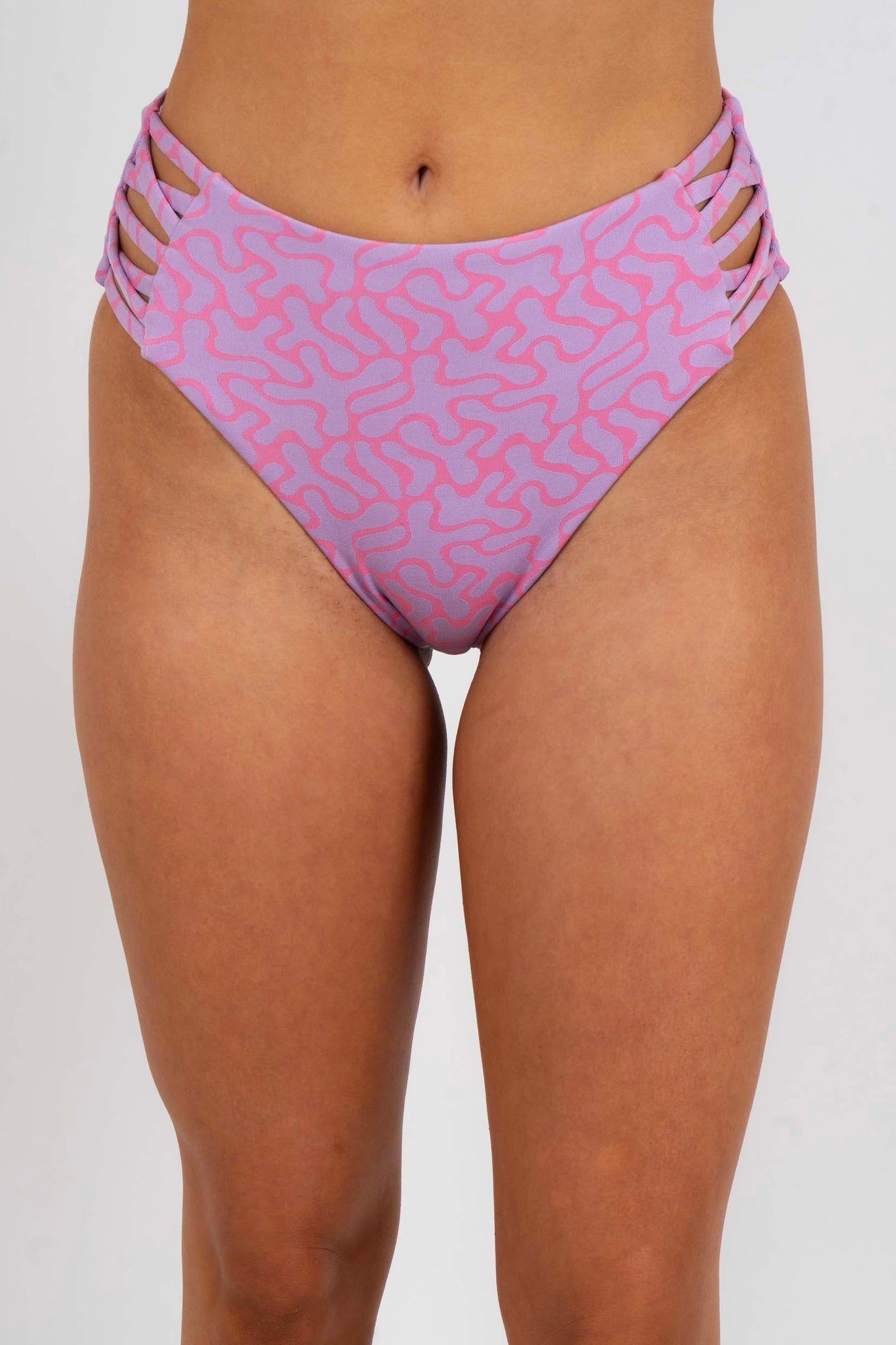 Into The Tropics Swimsuit Bottom (Purple)