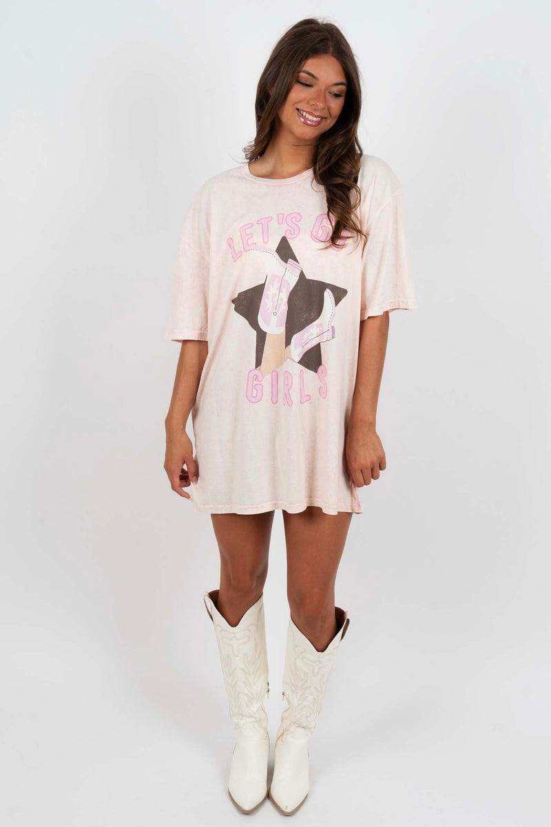 Let's Go Girls Star Graphic Tee