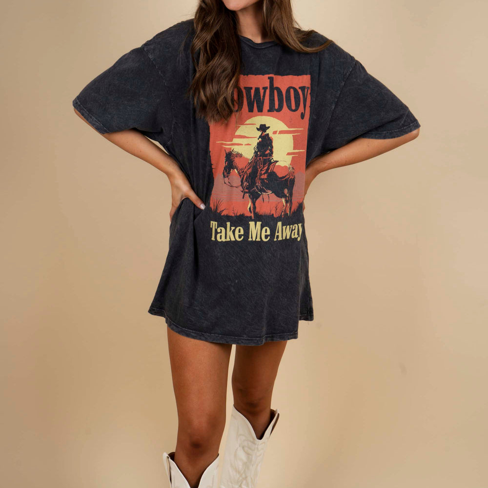 Cowboy Take Me Away Graphic Tee