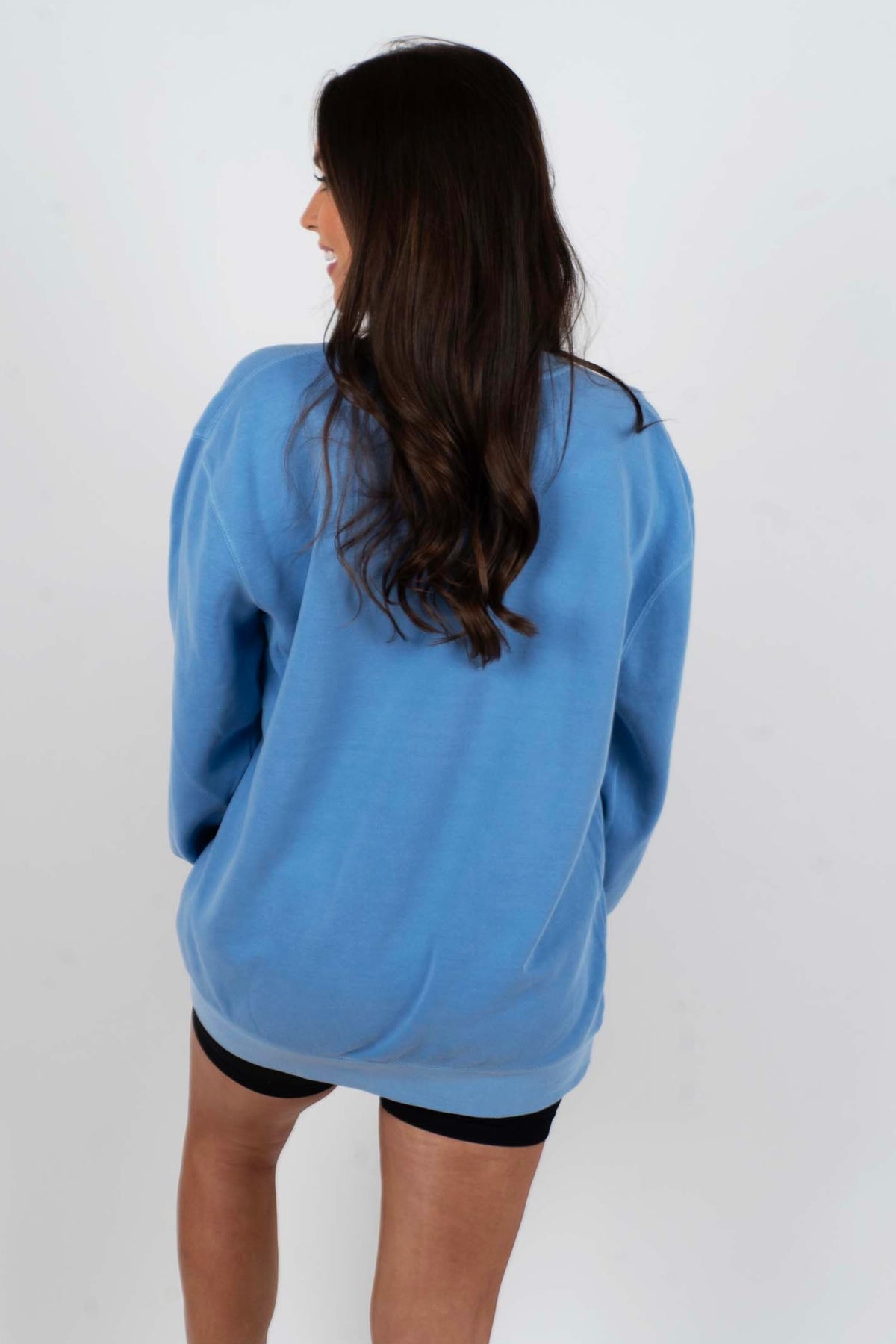 Smiley Sweatshirt (Blue)
