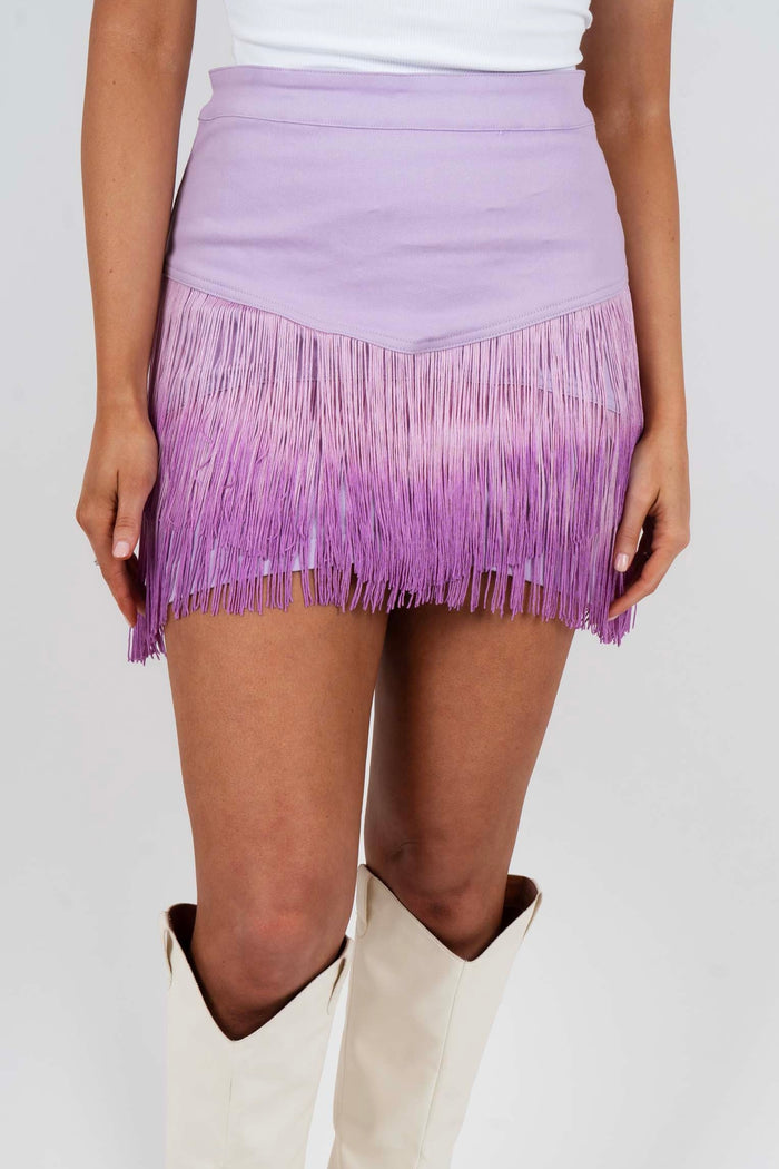 Showered With Love Skirt (Lavender)