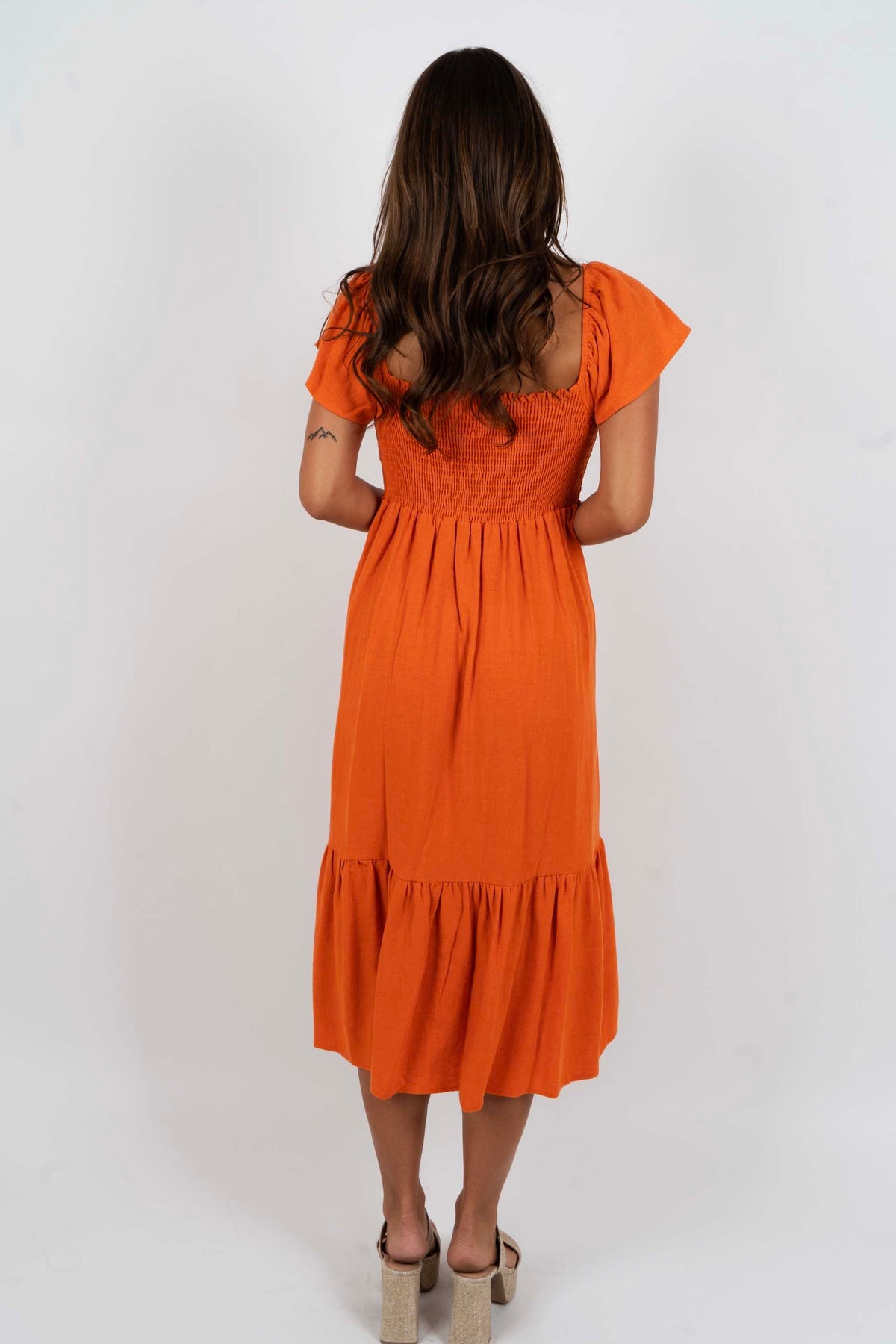 In Love With You Midi Dress (Orange)