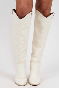 Stephanie Boots (White)