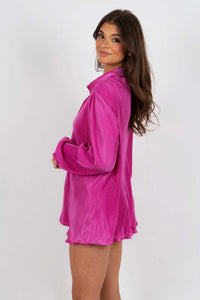 I've Been Thinking Two Piece Set (Hot Plum)