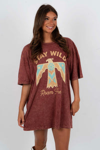 Stay Wild Roam Free Graphic Tee