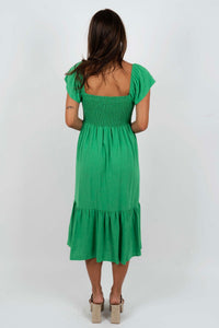 In Love With You Midi Dress (Gucci Green)