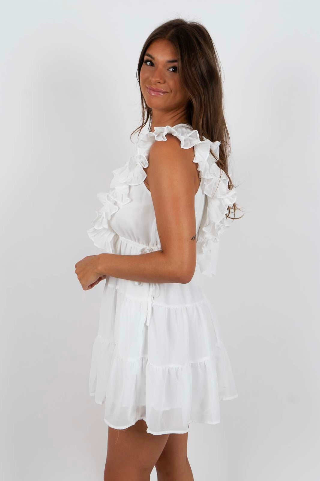 Make It Look Easy Dress (Off White)