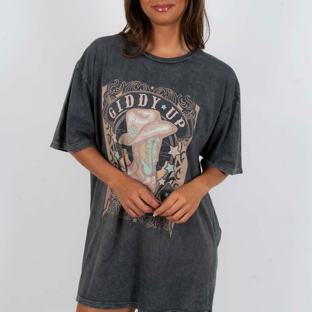 
                      
                        Giddy Up Cowgirl Graphic Tee
                      
                    