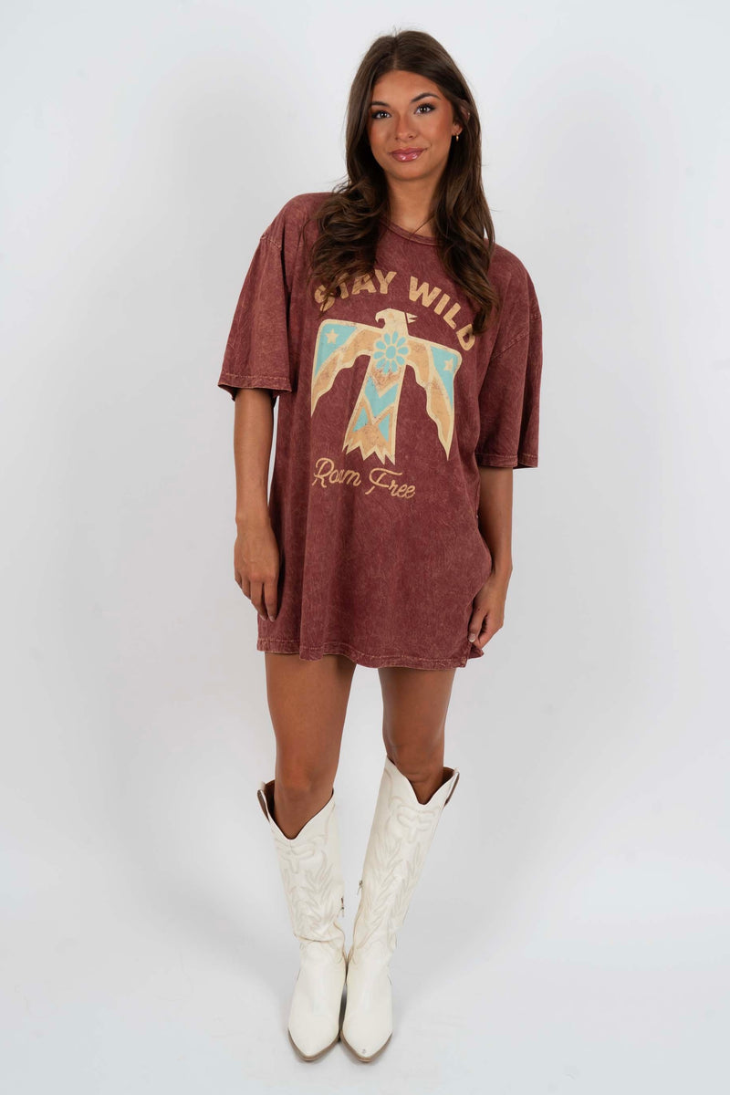 Stay Wild Roam Free Graphic Tee