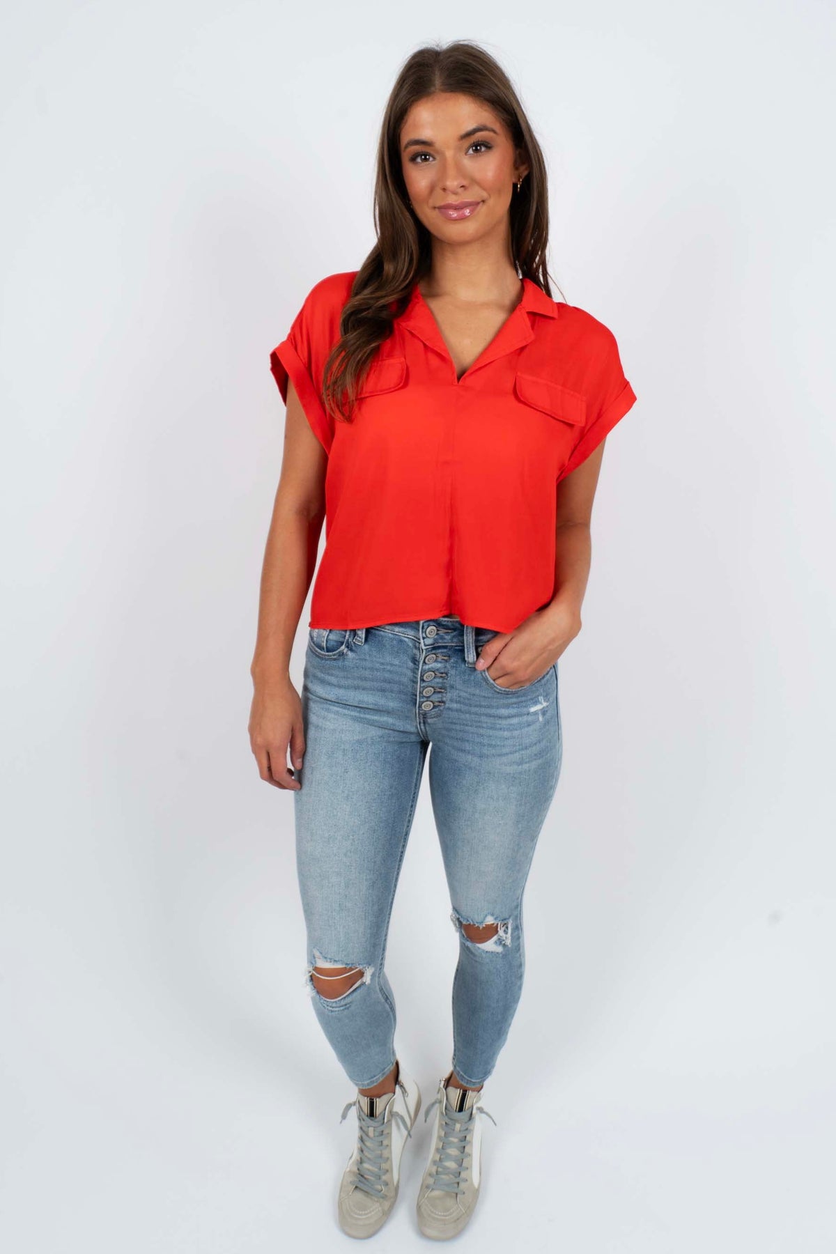 Love This Feeling Blouse (Red)