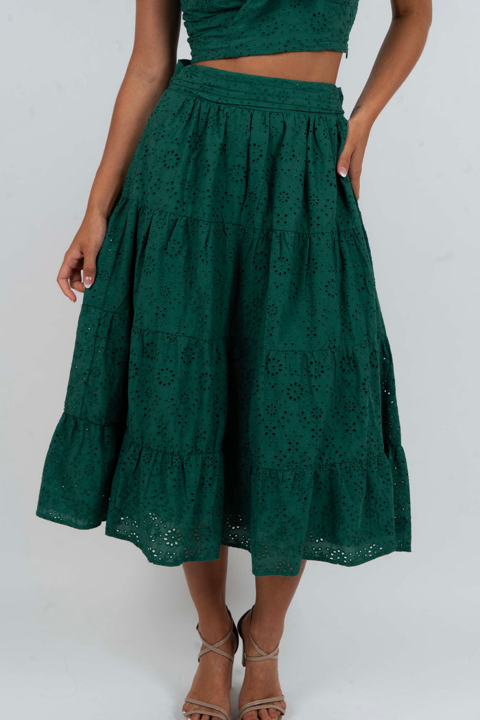 Endless Summer Maxi Skirt (Green)