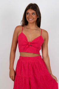 Endless Summer Crop Top (Pink)