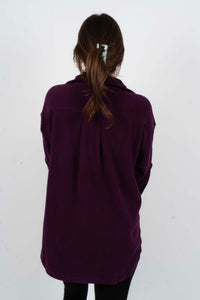 Step Into Love Shacket (Plum)
