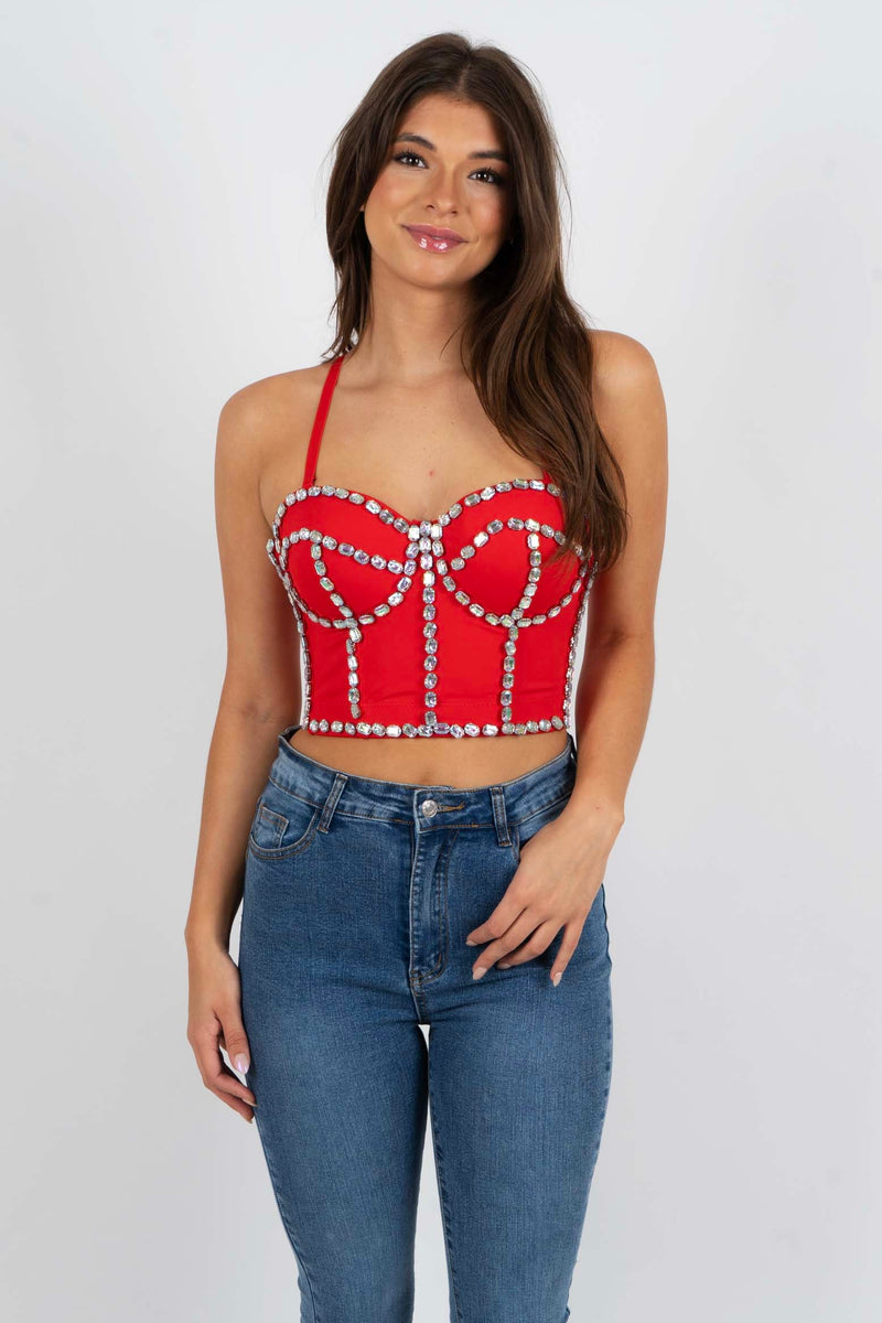 Staple Piece Top (Red)