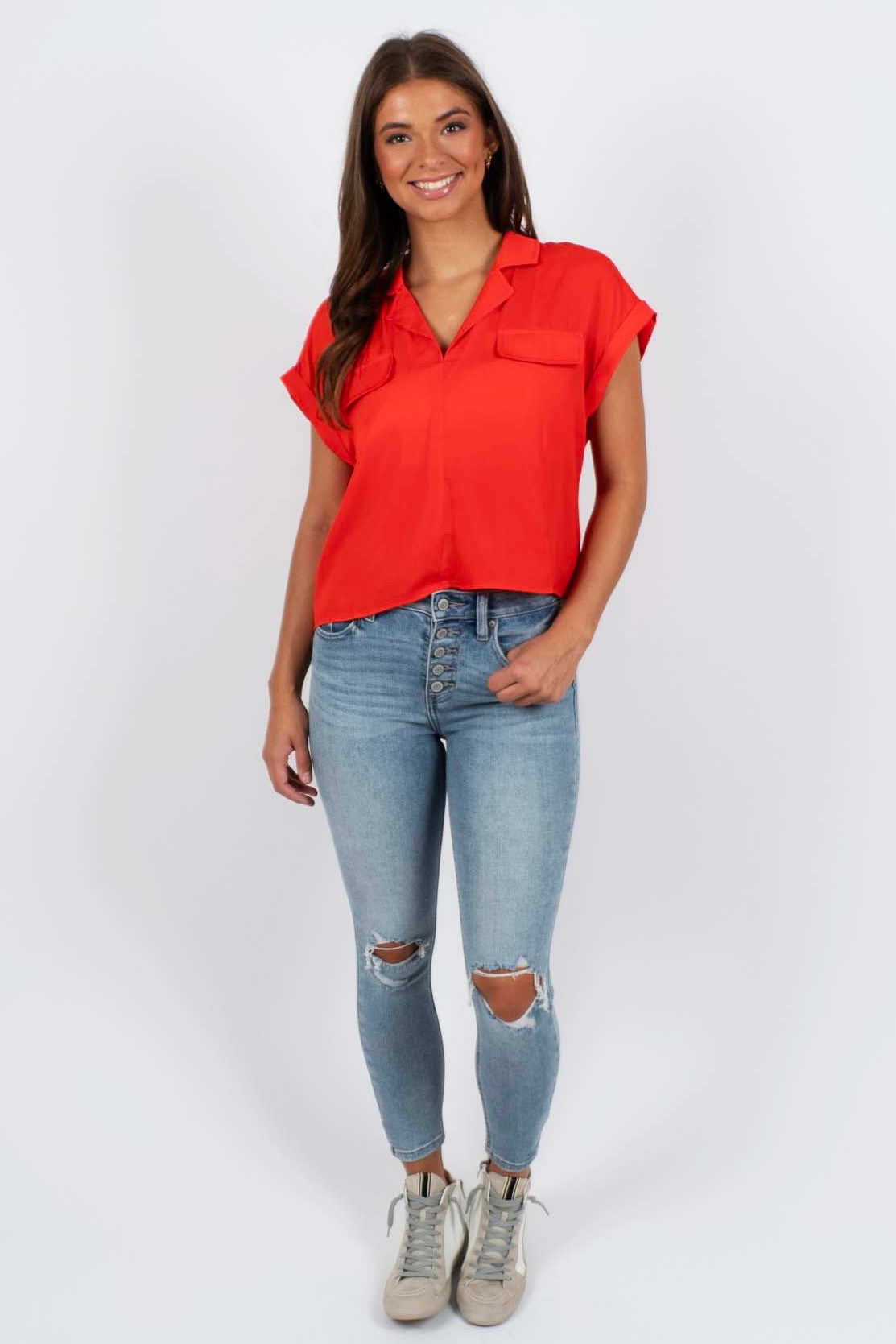Love This Feeling Blouse (Red)