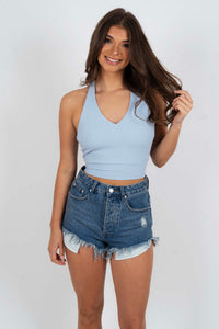 Off My Mind Top (Light Blue)