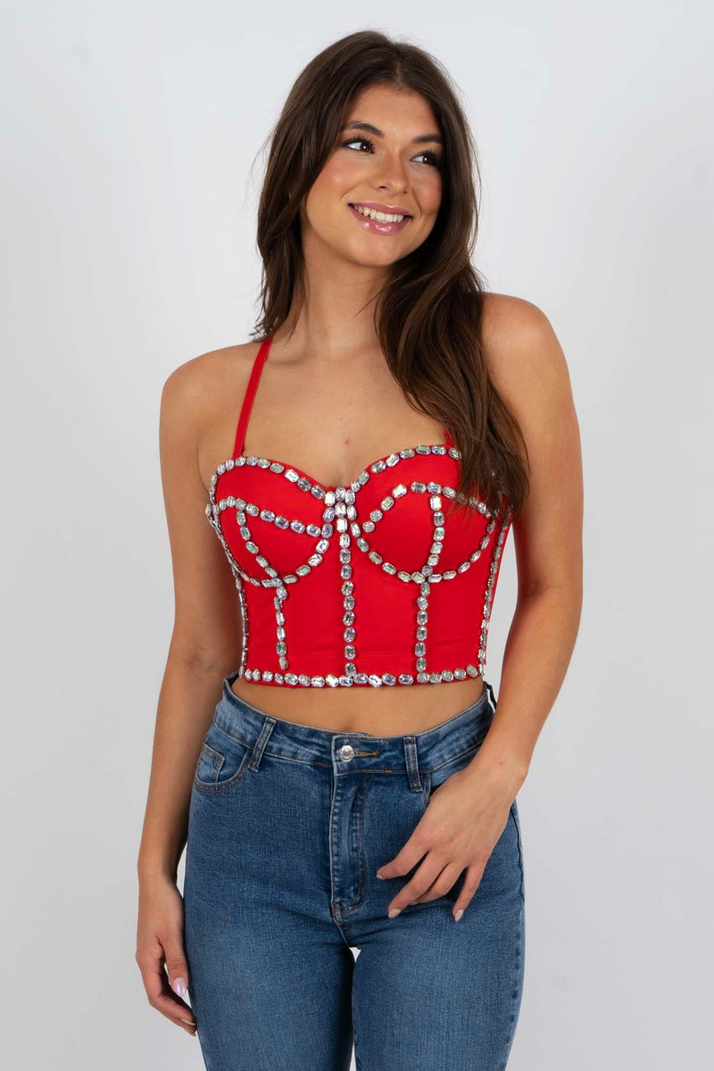 Staple Piece Top (Red)