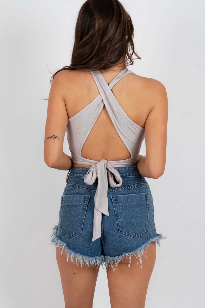 Off My Mind Top (Taupe)