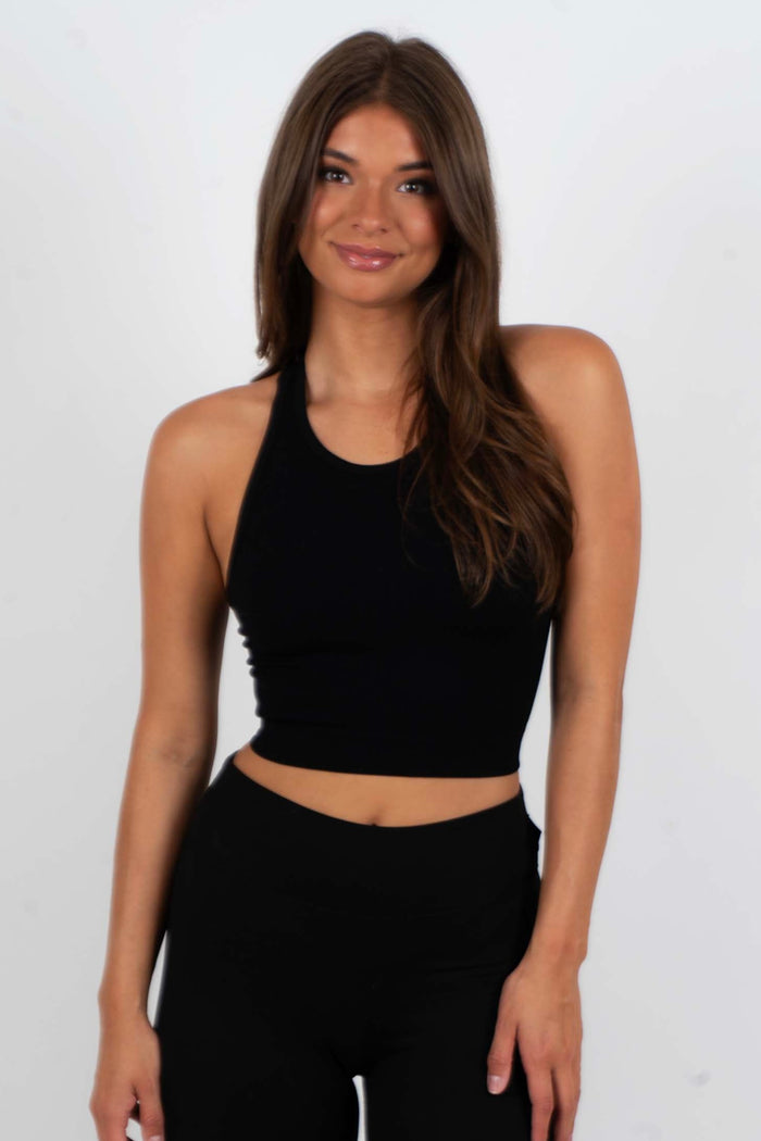 Perfect Side Of You Tank (Black)
