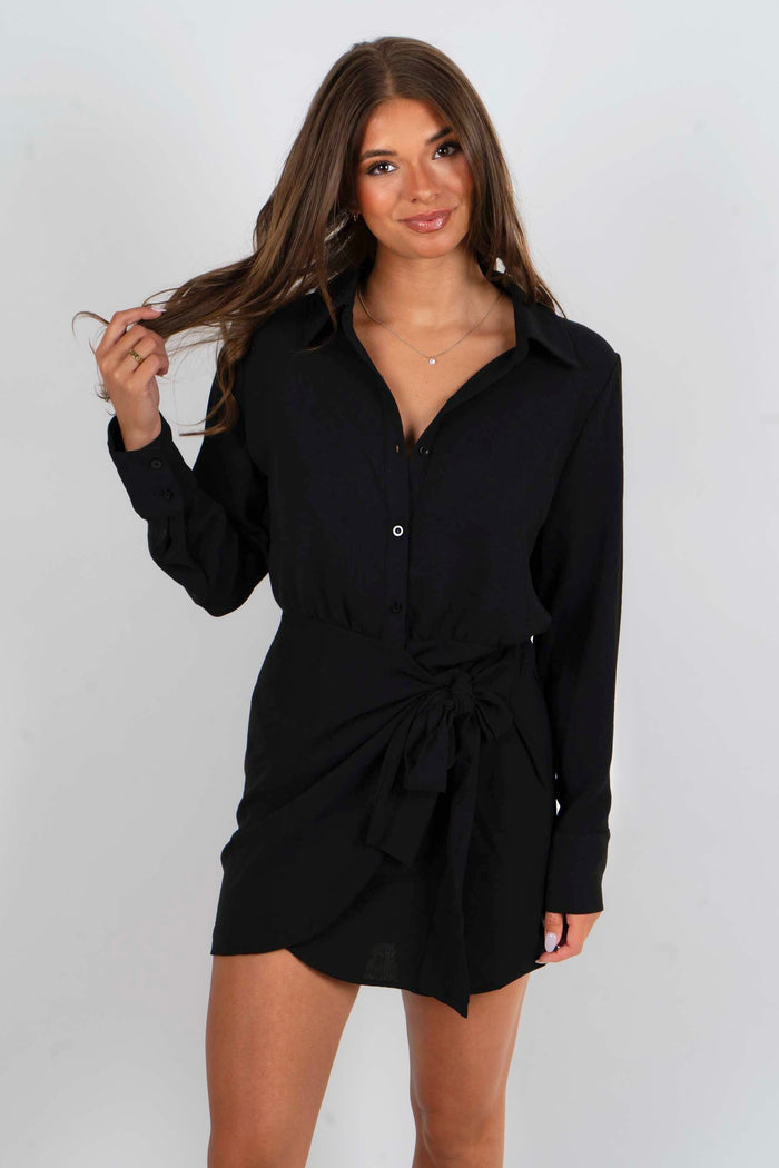 Just For A Moment Dress (Black)