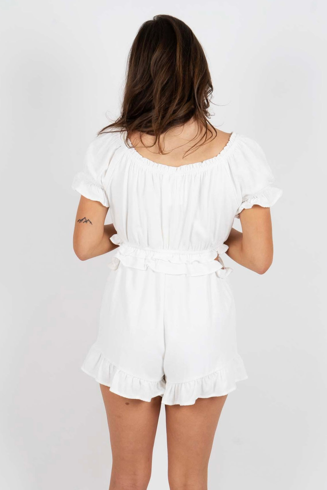 Open Mind And Heart Romper (Off White)