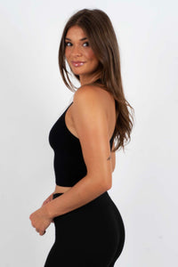 Perfect Side Of You Tank (Black)
