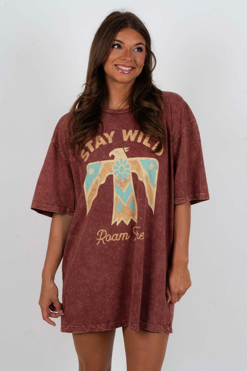 Stay Wild Roam Free Graphic Tee