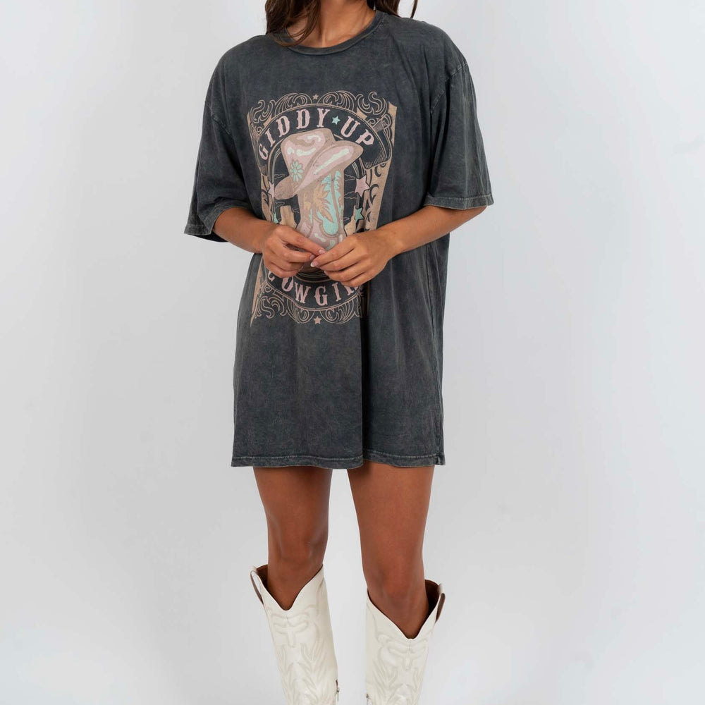 
                      
                        Giddy Up Cowgirl Graphic Tee
                      
                    