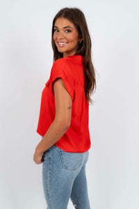 Love This Feeling Blouse (Red)